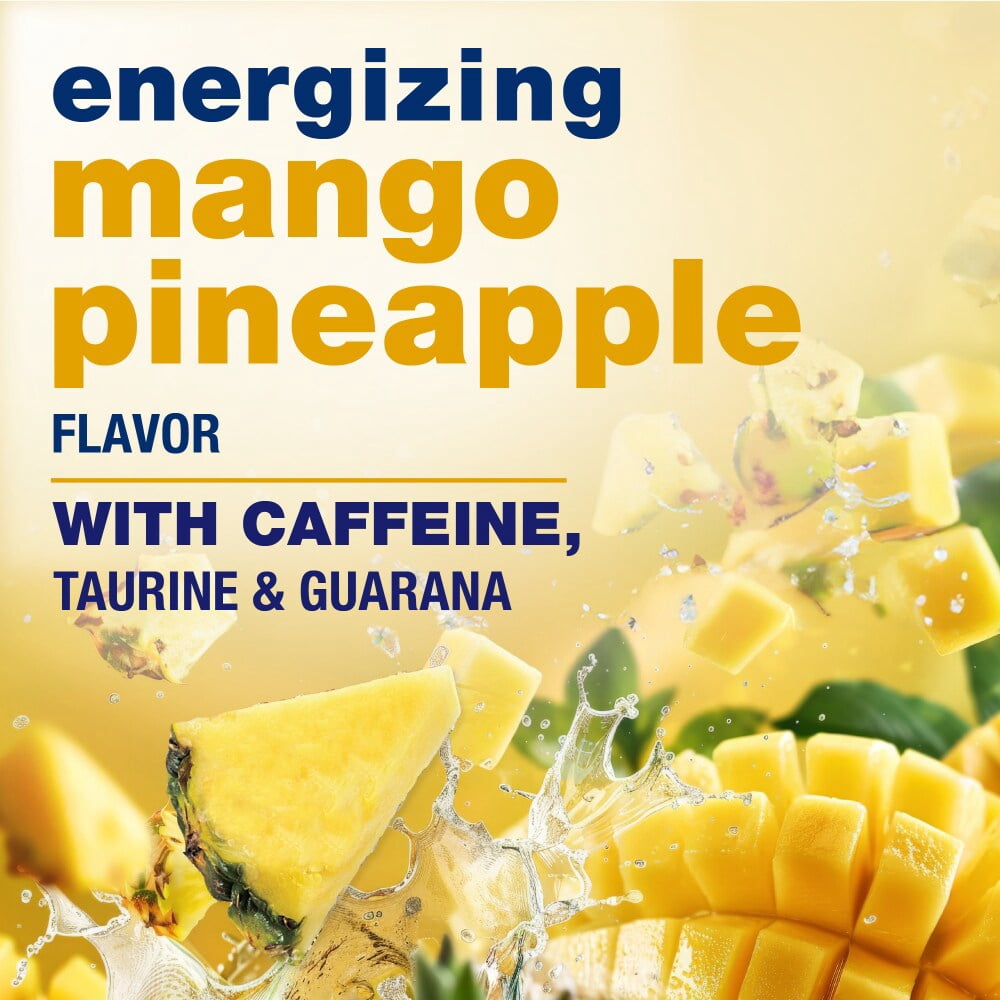 Kroger Energy Zero Sugar Mango Pineapple Drink Mix Packets 10 CT - 3 Pack