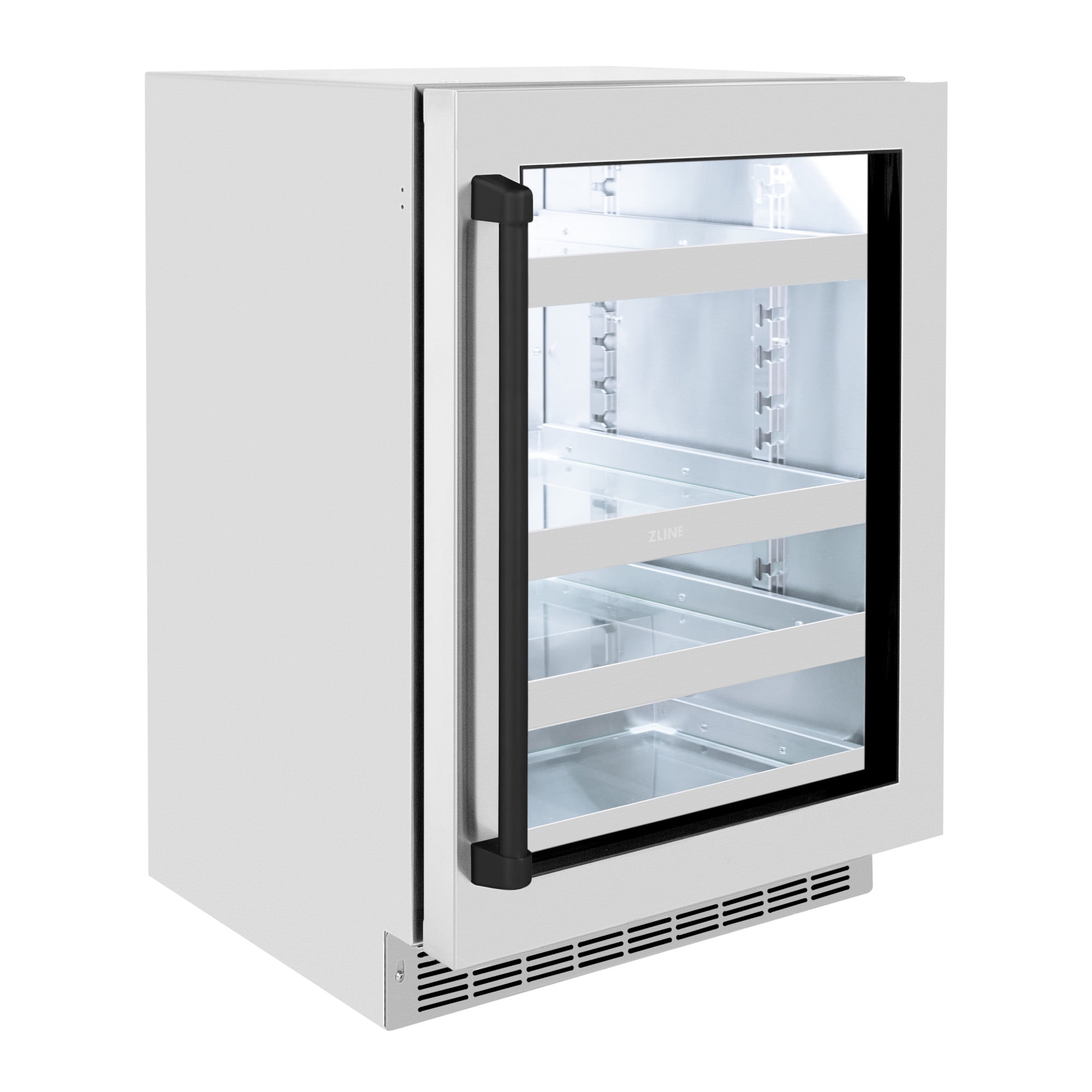 Zline Rbsoz-Gs-24 24" Wide 8 Bottle Capacity Or 151 Can Capacity Wine And Beverage Cooler