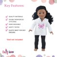 thumbnail image 4 of Emily Rose 18 Inch Doll Clothes Casual Outfit - Hooded Sweatshirt with Jeans Basics Clothing Set | Gift Boxed!, 4 of 9