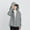 Gray, variant on Nrmvnmi Kids Athletic Hoodie Fashion Hooded Sweatshirt Solid Color Long Sleeve Casual Loose Thickened Coat Youth Zip Up Hoodies Jacket For Boys And Girls Spring And Autumn