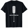 thumbnail image 1 of Camiseta de monstruo blanco de moda, camisetas de verano divertidas, camiseta de verano divertida, camiseta gráfica de monstruo blanco, ropa de calle negra, ropa informal para hombre., 1 of 7
