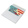 thumbnail image 4 of Small World Greetings Bald Eagle Cards 12 Count - Patriotic - American Flag - Blank Inside with Envelopes - 5.5" x 4.25", 4 of 4