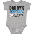 thumbnail image 3 of Inktastic Baseball Daddys Little Catcher Boys Baby Bodysuit, 3 of 5