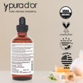 thumbnail image 2 of PURA D'OR Ecokiwi PURA D'OR Organic Castor Oil (4oz) 100% Pure Natural USDA Organic: Conceal Thin, Reveal Fuller Eyebrows, Thicker Eyelashes, Hair Growth: Cold Pressed Hexane Free-Moisturize Dry Skin, 2 of 6