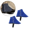 thumbnail image 2 of Polainas de gánster para hombre, regalo de Halloween, accesorios fotográficos, fundas para botas de pirata medieval de los años 20 Azul, 2 of 9
