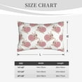 thumbnail image 3 of Plush Throw Pillow Covers, Lovely Snail Print Pillow Cases with Invisible Zipper, Breathable Microfiber Pillow Cases Standard Size for Sleeping Bedroom Sofa Living Room 16x24, 3 of 5