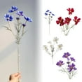 thumbnail image 3 of Single Head Artificial Flowers, Wildflowers, Colorful Bouquet, for Home Porch, Window, Wedding Table, Vase Decoration, 3 of 3