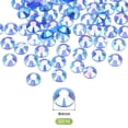 thumbnail image 2 of Uxcell 25000 Pcs Transparent Dark Blue Resin Flatback Rhinestone SS16 4mm Resin Non Hotfix Rhinestones for Crafts DIY Design, 2 of 5