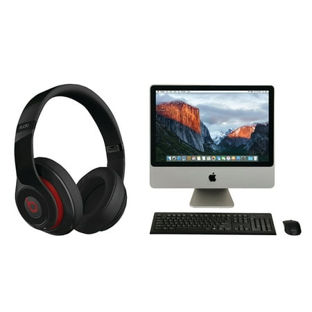 Apple MA876/C2D/4/250 Refurbished 20" iMac Desktop & Beats Studio 2.0 Headphones