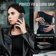 thumbnail image 6 of JEEHOOD Case For Samsung Galaxy A14 4G/5G , M44 5G, RFID Blocking Compatible With MagSafe Detachable 2 In 1 Wallet With Snap fastening Card Holder,PU Leather Case,Kickstand Magnetic Protective Cover, 6 of 8