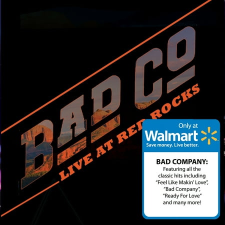 - Bad Company - Live At Red Rocks (Walmart Exclusive) (CD/DVD)
