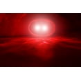thumbnail image 6 of 4 pk 4" Red Oblong Clearance Light Side Marker Truck Trailer w Chrome Bezel 2 LED, 6 of 7