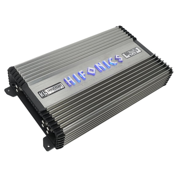 Hifonics Brutus Elite BE35-800.4 800W 4-Channel Super A/B Class Full-Range Car Audio Amplifier, 4 AWG Power/Ground