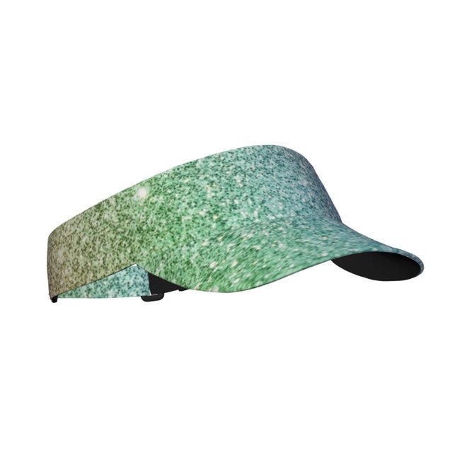 Fotbe Beautiful Glitter Visera Deportiva con Diseño, Gorra Abierta Ajustable de Algodón para Mujer y Hombre