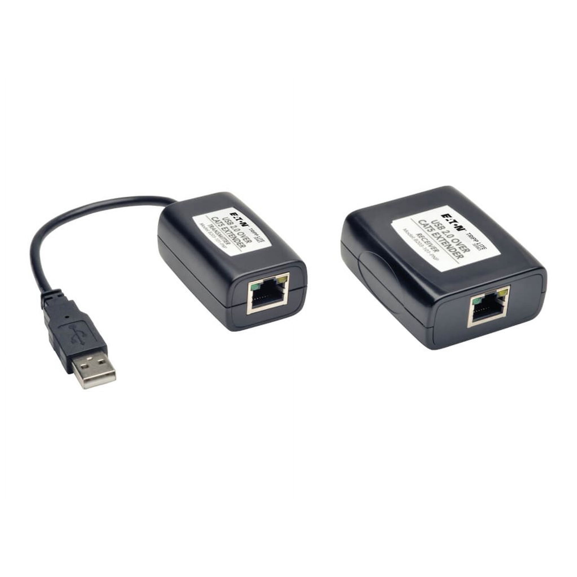 1PORT USB 2.0 OVER CAT5/CAT6 EXTENDER TRANSMITTER & RECEIVER