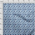 thumbnail image 3 of oneOone Cotton Cambric Medium Blue Fabric Circle Sewing Craft Projects Fabric Prints By Yard 56 Inch Wide, 3 of 4