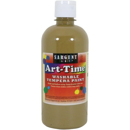 Multicultural Paint - Washable Art-Time(R) Multicultural Tempera Paint 16oz-Tan