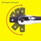 thumbnail image 2 of F Handle Socket Wrench Steering Handle 180 Degree Rotating 430mm, 2 of 4