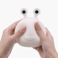 thumbnail image 1 of Lindo Slug Night Light-Silicona Slug Pet Kindergarten Cambio de Color LED Decorativo Con Luz de Sueño Sensor Táctil Caliente y USB Carga Translúcida Blanco Regalo Ideas. Feliz Sencillez, 1 of 5
