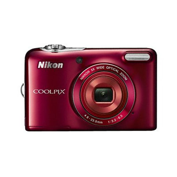 極美品✨ Nikonデジカメ COOLPIX L30 レッド　コンデジ Nikon COOLPIX L30 デジタルカメラ レッド 中古】(非常に良い)Nikon