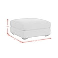 thumbnail image 4 of Picket House Furnishings Mesa Modular Ottoman in Steno Black, 4 of 7