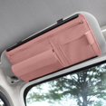 thumbnail image 6 of PATLOLLAV PU Leather Car Visor Organizer with Multi-Compartment Storage - Windshield Sunshade, Glasses/Card Holder for Vehicles, 6 of 6