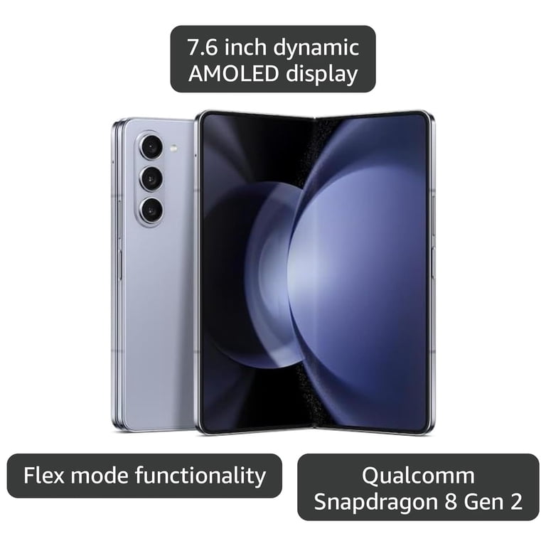 SAMSUNG Galaxy Z Fold 5, Unlocked, 256GB, 7.6” Screen, Streaming