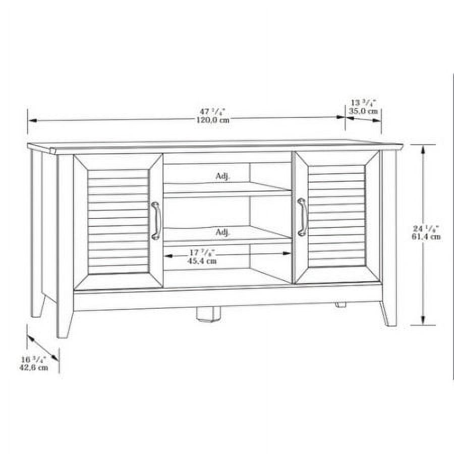 Sauder Select Panel TV Stand for TVs up to 47", Milled Cherry Finish - image 3 of 4