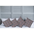 thumbnail image 2 of Ambesonne Floral Throw Pillow Cover 4 Pack, Watercolor Tropical Lilies, 18", Multicolor, 2 of 5