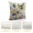 thumbnail image 4 of GOSMITH  Spring Floral Throw Pillow Covers Garden Flowers Birds Decorative Pillows Outdoor Cushion Cases for Couch Sofa Bed Home Decor, 4 of 5