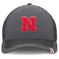 thumbnail image 2 of Men's Fanatics Gray Nebraska Huskers Clincher Flex Hat, 2 of 5
