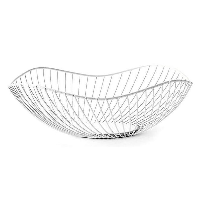 Frutero, Frutero de metal, Cesta de frutas de 1 pieza, Cesta de frutas, Cesta de frutas de alambre, Cuencos de frutas, Soldado a mano, Antideslizante, Fuerte capacidad de carga, Para