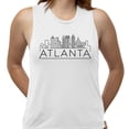 thumbnail image 2 of Skyline Atlanta Georgia Women's Muscle Tank X-Large White, 2 of 5