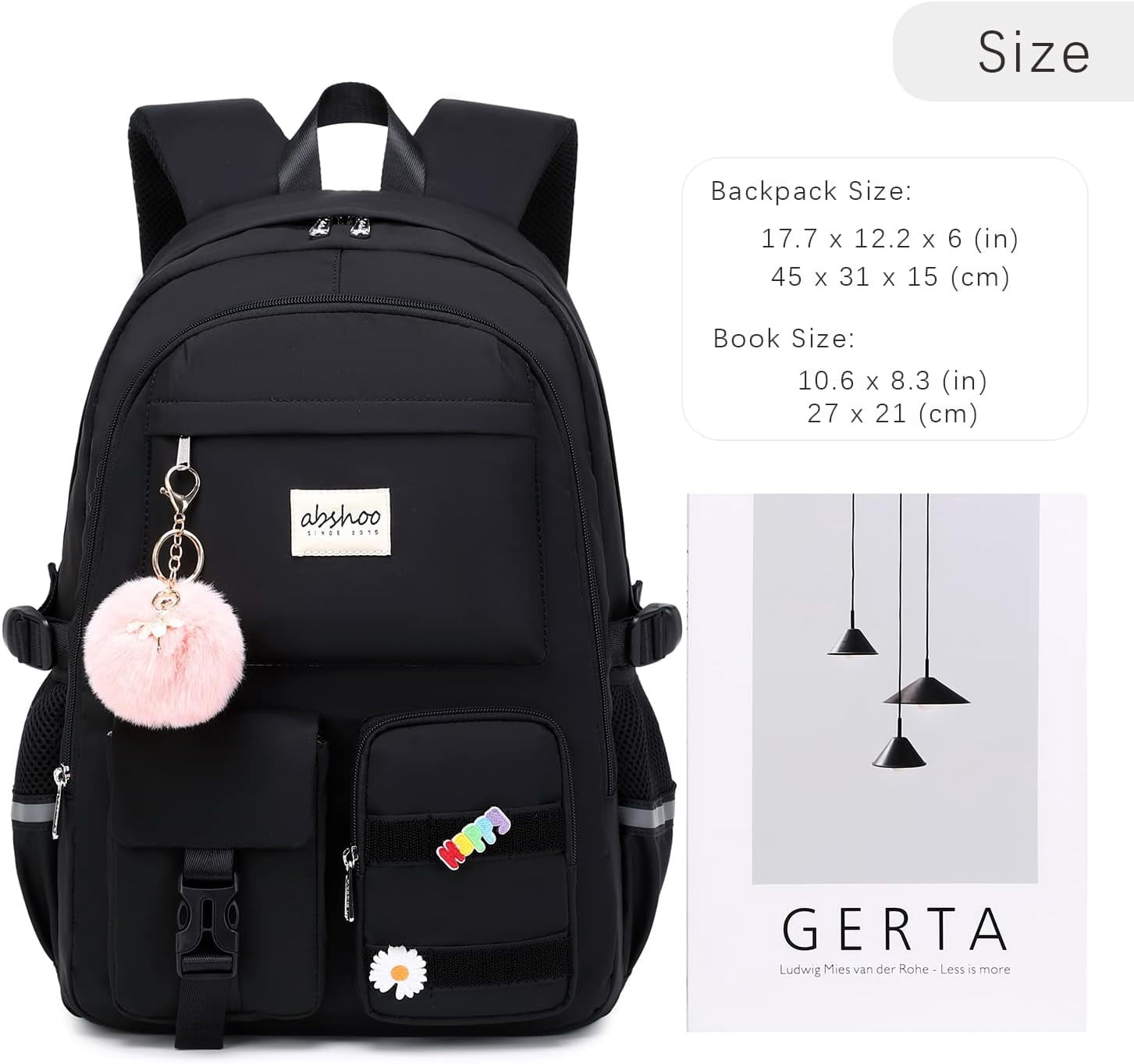 Big Student Laptop Backpack For College All Age Man Women Bag Travel Daypack