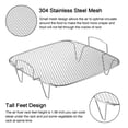 thumbnail image 4 of Estante para freidora de aire de 9,37 pulgadas Compatible con Gourmia GAF858, accesorios de acero inoxidable para freidora de aire de 8 a 12QT, 4 of 5