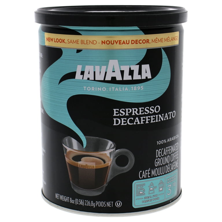 Lavazza Espresso Decaffeinated Ground Coffee in Can 8 oz/227g