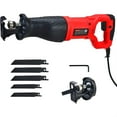thumbnail image 2 of Geevorks Electric Saw 2800SPM No-load Reciprocating Saw with 5 Blades Carpentry Tools Woodworking for Cut Tree Wood Metal ,Efficient Cutting, 2 of 7