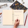 thumbnail image 4 of FORMRS 1-Subject Spiral Notebook 8" x 5" College Ruled 60 Refillable Sheet A5 Hard Cover, Halloween Houses Pattern, 4 of 7