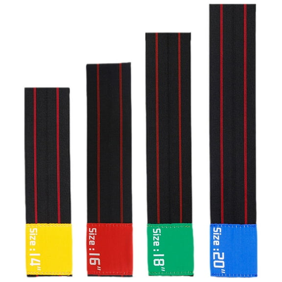 PTOOTP 4Pcs Drum Cymbal Dampener Belts Assorted Colors for Low Volume Drum Practice