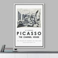 thumbnail image 2 of IDEA4WALL Framed Canvas Print The Charnel House by Pablo Picasso Historic Cultural Abstract Illustrations Fine Art Traditional Retro Poster for Living Room, Bedroom, Office - White 24"x36", 2 of 5