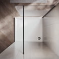 thumbnail image 6 of Sunny Shower Modern Matte Black Shower Enclosure 30x72 Inch Tempered Glass & Aluminum Frame, 6 of 9