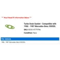 thumbnail image 2 of Turbo Drain Gasket - Compatible with 1986 - 1987 Mercedes-Benz 300SDL, 2 of 2