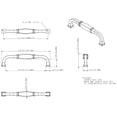 thumbnail image 5 of Jeffrey Alexander 278-128 Audrey 5-1/16" Center To Center Glam Traditional Cabinet Handle, 5 of 7