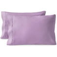thumbnail image 3 of Egyptian Cotton 3 Piece Fitted Sheets Sets - Luxury & Comfy Soft 300TC Sheets 16" inch Secure Fit Deep Pockets - Breathable & Cozy Sheets - Lavender Solid, Twin-XL Size., 3 of 5