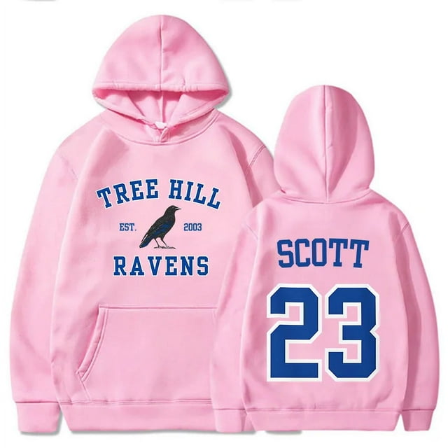 Chandails à Capuchon pour Femmes TREE HILL RAVENS Scott23 Chandails en Molleton Graphiques Keith Scott Pullovers