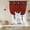 Red, variant on Red Boho Balloon Curtains 63 Inch Length for Living Room/Bedroom, Vintage Ethnic Tribe Abstract Art Retro Rod Pocket Privacy Door Curtains Decorative Tie Up Shade for Window 52"x63"
