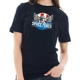 thumbnail image 3 of Plus Size Space Force Eagle Designed Unisex Short Sleeve Cotton Jersey T-Shirt - Navy XL, 3 of 4