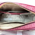 thumbnail image 3 of Michael Kors Jet Set Travel Medium Signature Pvc Pocket Camera Bag Crossbody Handbag (Berry Multi Signature), 3 of 7