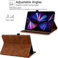 thumbnail image 4 of Case for Samsung Galaxy Tab A7 Lite 8.7 Inch (SM-T220/T225/T227) Tablet, Mandala Embossed Design with Elastic, 4 of 5