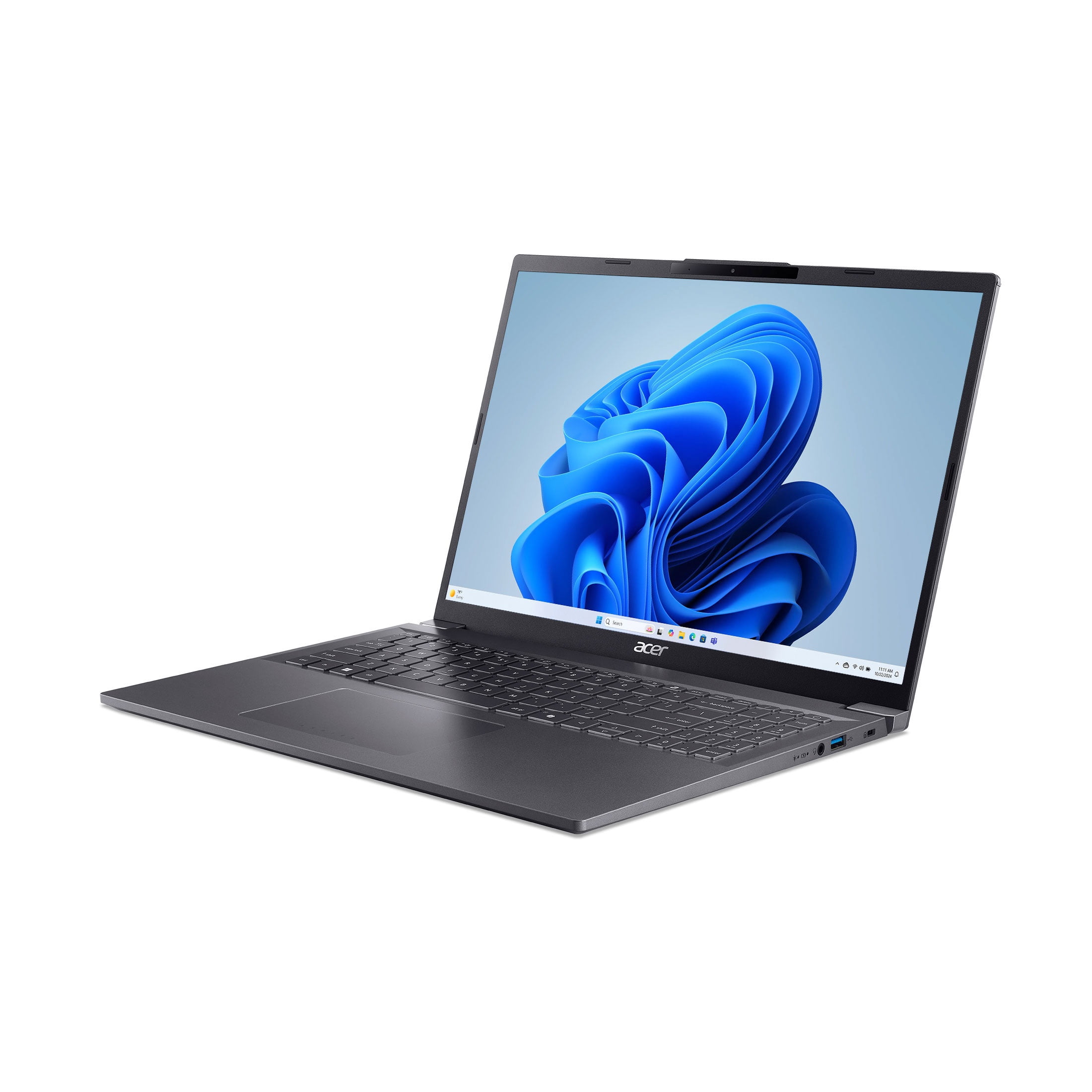Acer Aspire 16 Laptop, 16” IPS WUXGA (1920 x 1200), Intel Core Ultra 5 Processor 115U, Intel Graphics, 16GB LPDDR5X, 512GB PCIe Gen 4 SSD, Steel Gray - 3 Months of Microsoft 365 Personal Included